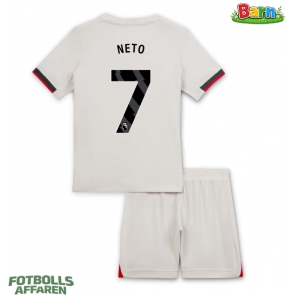 Chelsea Pedro Neto #7 Bortaställ Barn 2025-26 Kortärmad (+ Korta byxor)